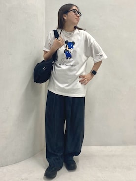 「PUBLUX（パブリュクス）のアイテム」を使った、PUBLUXさん（レディース・154cm）の夏コーディネート
