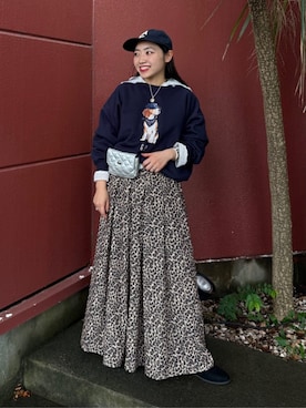 「Freada（フリーダ）のアイテム」を使った、PUBLUXさん（レディース・147cm）の秋コーディネート