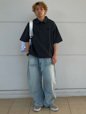 「UMBRO（アンブロ）のアイテム」を使った、PUBLUXさん（メンズ・168cm）の夏コーディネート