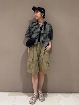 「PUBLUX（パブリュクス）のアイテム」を使った、PUBLUXさん（レディース・164cm）の夏コーディネート