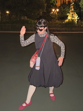 「アイテム（雑貨/ホビー）」を使った、ラコᜊᵔ‿ᵔᜊさん（レディース・156cm）の秋コーディネート
