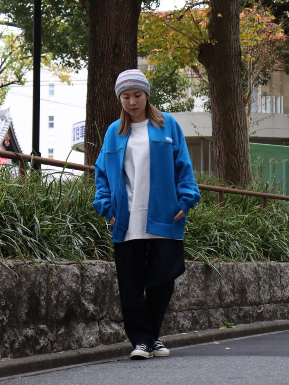 スタジャンを使った「keboz」の人気ファッションコーディネート