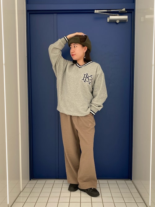 keboz　ケボズ　セーター　新品未使用　タグ付き　薄手　ブラウン　L セール】EFG KANOKO V NECK（ニット/セーター）｜KEBOZ（ケボズ