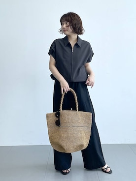 「MADE IN MADA（メイドインマダ）のアイテム」を使った、honokaさん（レディース・154cm）の春コーディネート