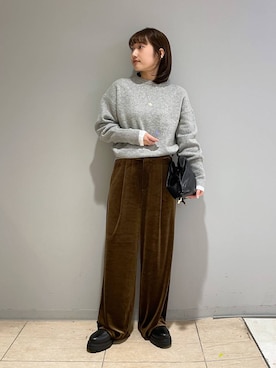 honokaさん（レディース・154cm）の冬コーディネート