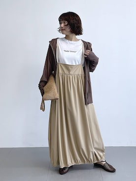 「BARNYARDSTORM（バンヤードストーム）のアイテム」を使った、honokaさん（レディース・154cm）の春コーディネート