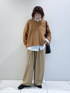 honokaさん（レディース・154cm）の冬コーディネート