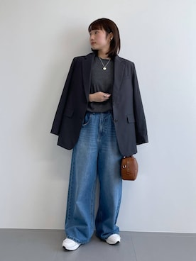 honokaさん（レディース・154cm）の冬コーディネート