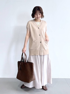 「BARNYARDSTORM（バンヤードストーム）のアイテム（バッグ）」を使った、honokaさん（レディース・154cm）の春コーディネート