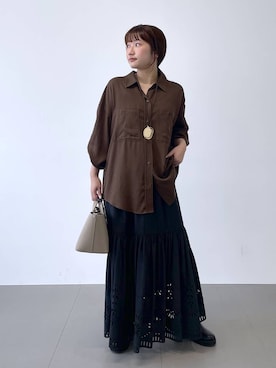 「BARNYARDSTORM（バンヤードストーム）のアイテム」を使った、honokaさん（レディース・154cm）の夏コーディネート