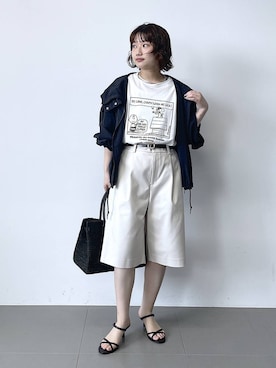 「COTTO（コトゥー）のアイテム」を使った、honokaさん（レディース・154cm）の春コーディネート