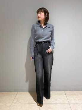 honokaさん（レディース・154cm）の冬コーディネート