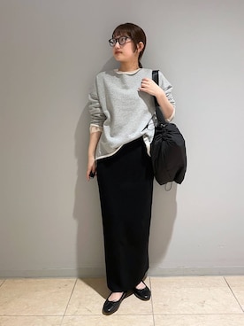 honokaさん（レディース・154cm）の冬コーディネート