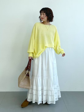 「COTTO（コトゥー）のアイテム」を使った、honokaさん（レディース・154cm）の冬コーディネート