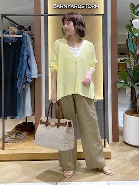 「COTTO（コトゥー）のアイテム」を使った、honokaさん（レディース・154cm）の春コーディネート