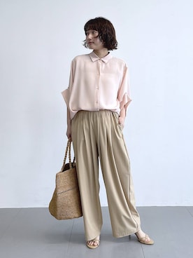 「MADE IN MADA（メイドインマダ）のアイテム」を使った、honokaさん（レディース・154cm）の春コーディネート