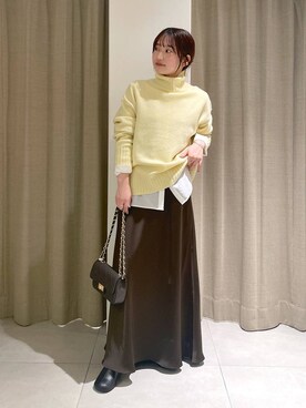 honokaさん（レディース・154cm）の冬コーディネート