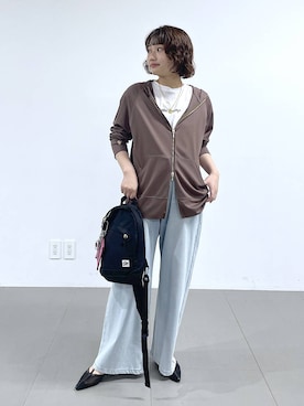 「Drifter（ドリフター）のアイテム」を使った、honokaさん（レディース・154cm）の春コーディネート