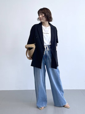 「BARNYARDSTORM（バンヤードストーム）のアイテム」を使った、honokaさん（レディース・154cm）の春コーディネート