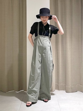 「アイテム（ハット）」を使った、honokaさん（レディース・154cm）の夏コーディネート