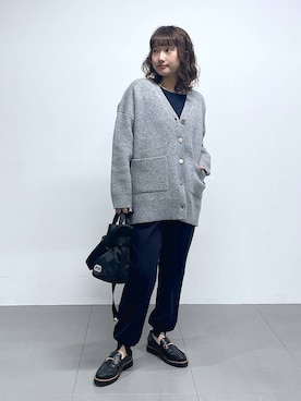 「アイテム（チョーカー）」を使った、honokaさん（レディース・154cm）の秋コーディネート