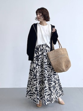 「MADE IN MADA（メイドインマダ）のアイテム」を使った、honokaさん（レディース・154cm）の春コーディネート