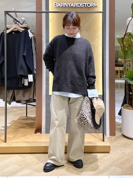 honokaさん（レディース・154cm）の冬コーディネート