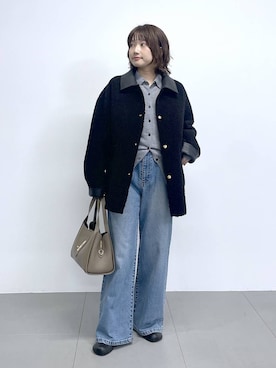 「MILOS（ミロス）のアイテム」を使った、honokaさん（レディース・154cm）の秋コーディネート