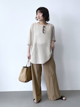 「Beau're（ヴュレ）のアイテム」を使った、honokaさん（レディース・154cm）の春コーディネート