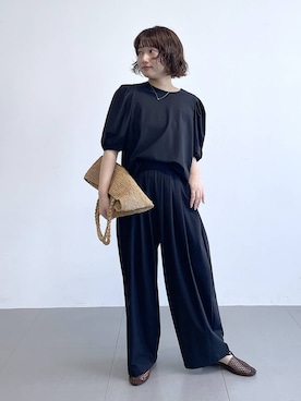 「MADE IN MADA（メイドインマダ）のアイテム」を使った、honokaさん（レディース・154cm）の春コーディネート