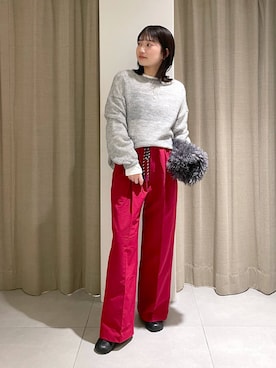 honokaさん（レディース・154cm）の冬コーディネート