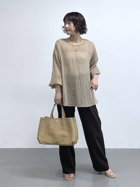 「Beau're（ヴュレ）のアイテム」を使った、honokaさん（レディース・154cm）の春コーディネート