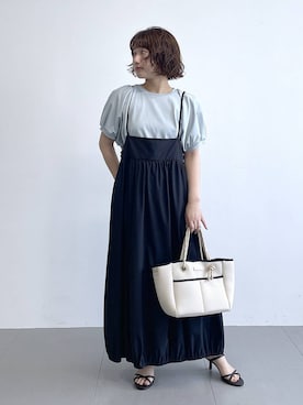 「BARNYARDSTORM（バンヤードストーム）のアイテム（トップス）」を使った、honokaさん（レディース・154cm）の春コーディネート