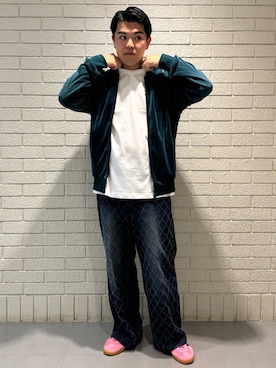 「アイテム（ジャージ）」を使った、ケンさん（メンズ・170cm）の秋コーディネート
