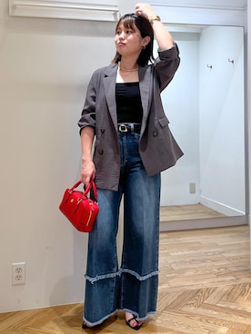 「アイテム（ジャケット/アウター）」を使った、fumi689さん（レディース・155cm・30代）の夏コーディネート