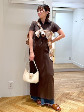「アイテム（ハンドバッグ）」を使った、fumi689さん（レディース・155cm・30代）の夏コーディネート