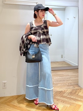 「アイテム（キャミソール）」を使った、fumi689さん（レディース・155cm・30代）の夏コーディネート