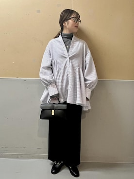 「VIS（ビス）のアイテム（スラックス）」を使った、fumi689さん（レディース・155cm）の冬コーディネート