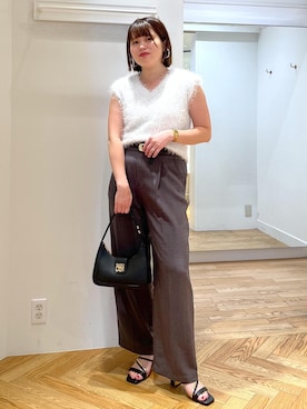 「Juze（ジュゼ）のアイテム（サンダル）」を使った、fumi689さん（レディース・155cm）の秋コーディネート