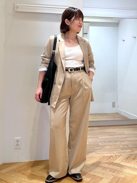 「スーツ」｜fumi689さん（レディース・155cm）の秋コーディネート