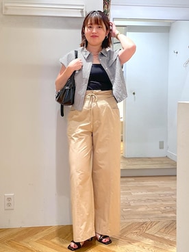 「アイテム（ハンドバッグ）」を使った、fumi689さん（レディース・155cm・30代）の夏コーディネート