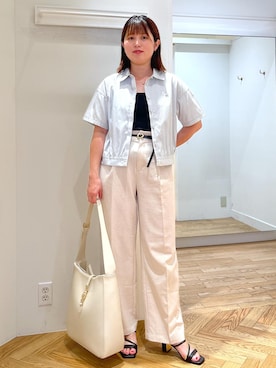 「Juze（ジュゼ）のアイテム（サンダル）」を使った、fumi689さん（レディース・155cm）の夏コーディネート