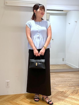 「アイテム（ヘアアクセサリー）」を使った、fumi689さん（レディース・155cm・30代）の夏コーディネート