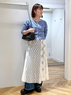 「VIS（ビス）のアイテム（デニムパンツ）」を使った、fumi689さん（レディース・155cm）の秋コーディネート