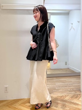 「アイテム（バングル/リストバンド）」を使った、fumi689さん（レディース・155cm・30代）の夏コーディネート