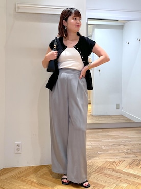 「アイテム（ハンドバッグ）」を使った、fumi689さん（レディース・155cm・30代）の夏コーディネート