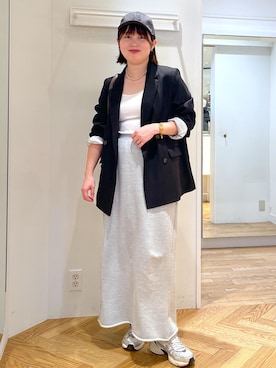 「アイテム（テーラードジャケット）」を使った、fumi689さん（レディース・155cm・30代）の秋コーディネート