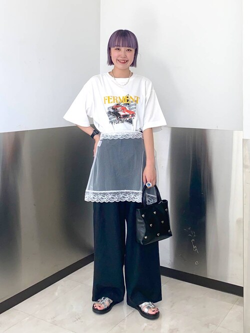 LOWRYS FARM ルミネ大宮ちょんさんのTシャツ/カットソーを使ったコーディネート - ZOZOTOWN