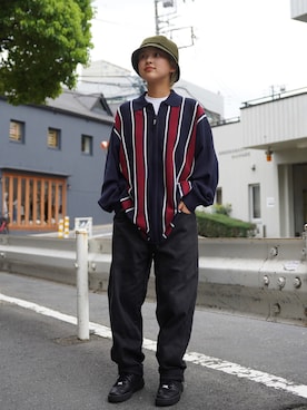 「MANASTASH（マナスタッシュ）のアイテム」を使った、HANAさん（レディース・154cm）の秋コーディネート