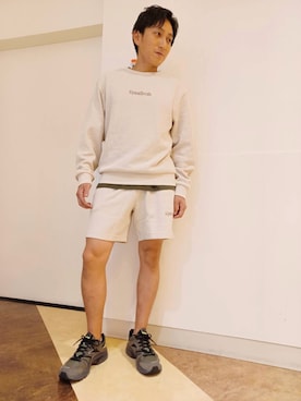 「Reebok（リーボック）のアイテム（スウェット）」を使った、takeさん（メンズ・165cm）の秋コーディネート